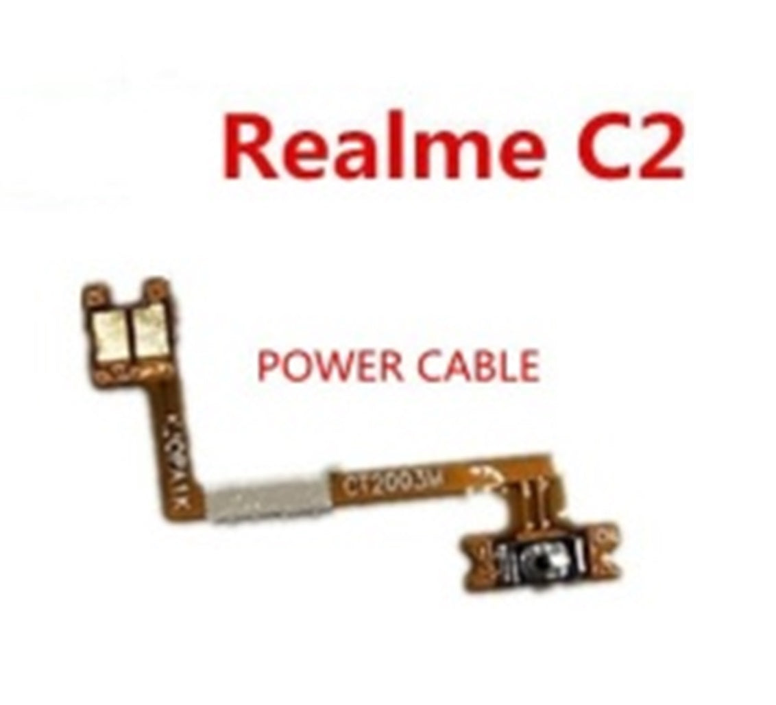 Realme C2 Power Button Flex Cable Strip - Al Hadi