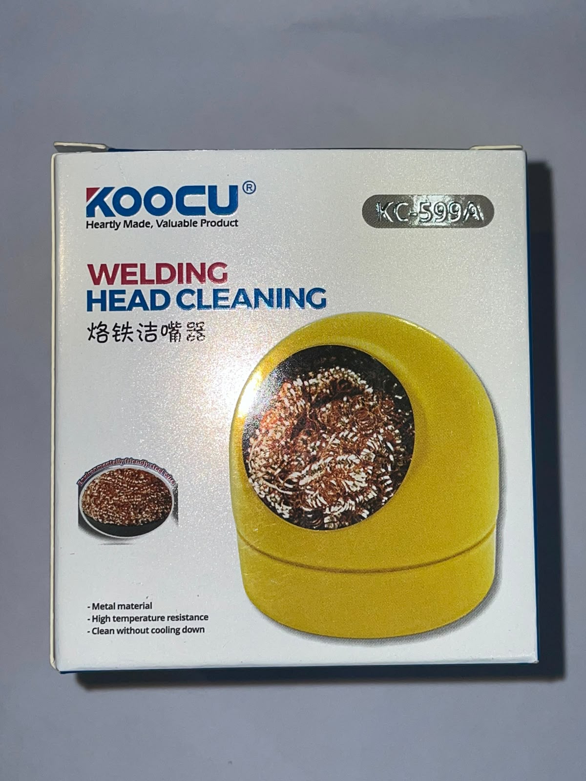 Koocu KC-599A Soldering Iron Tip Cleaner & Cleaning Wire Ball - Albarak