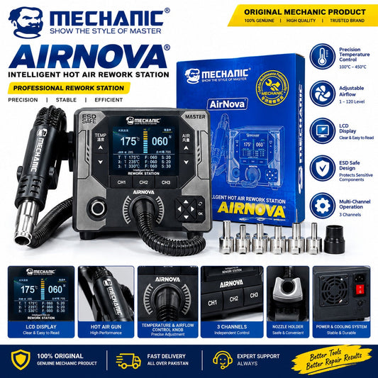 Mechanic ESD Safe Hot Air Gun Rework Station - Al Hadi