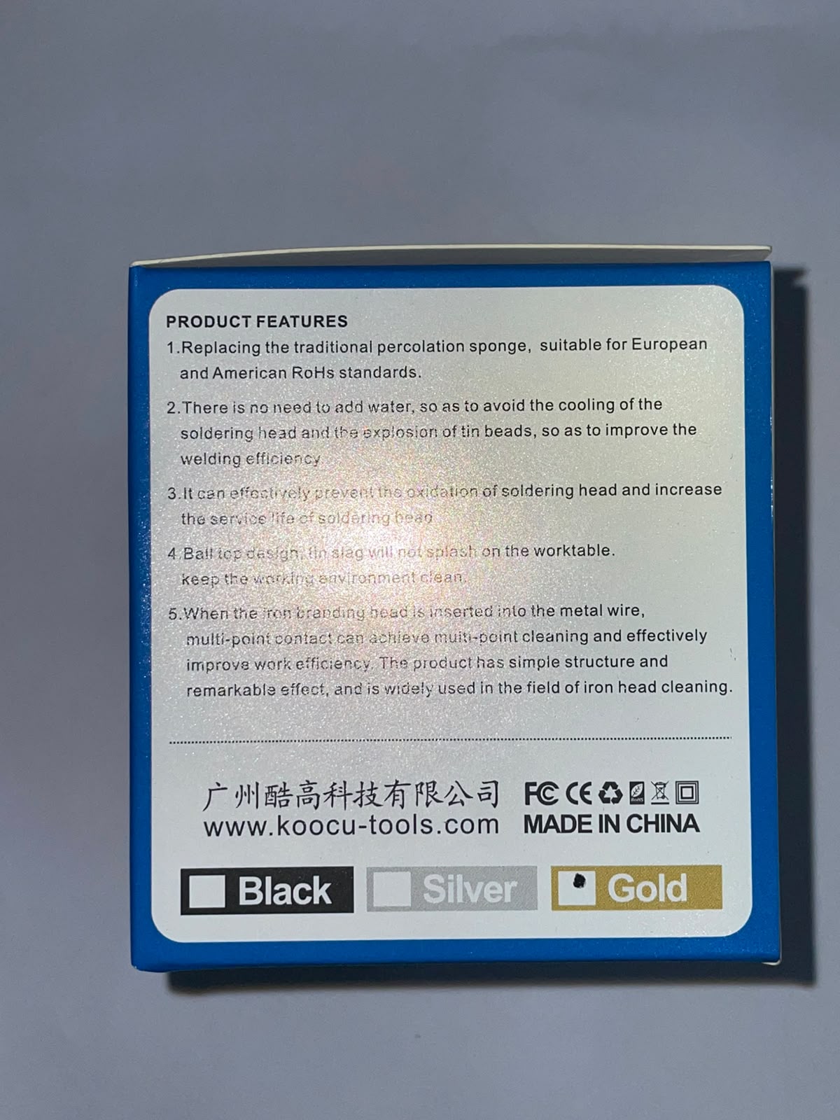 Koocu KC-599A Soldering Iron Tip Cleaner & Cleaning Wire Ball - Albarak